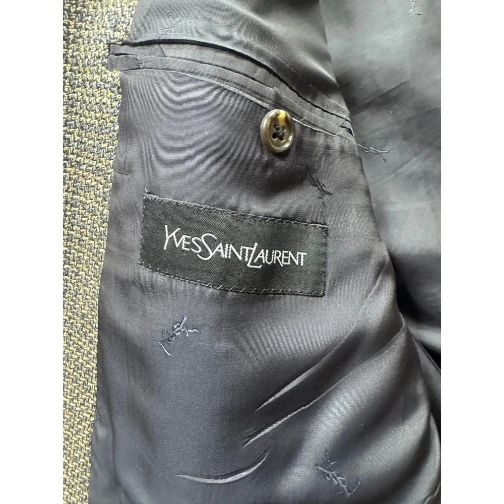 Yves‎ Saint Laurent Dillard's Blazer Men's Wool Silk Blend Suit Jacket